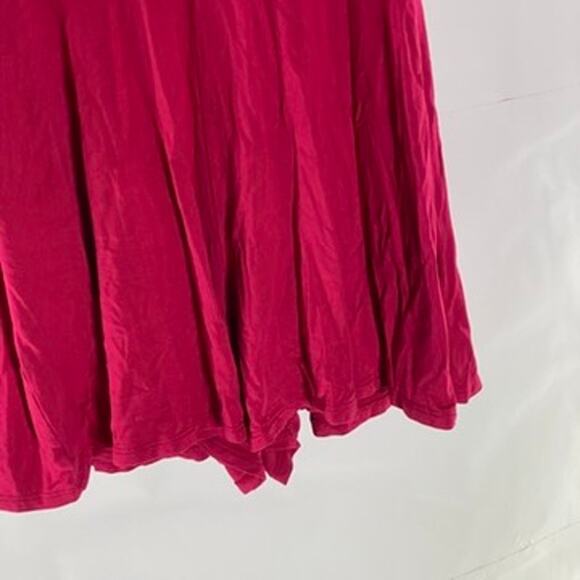 FOREVER 21 Women's Fuchsia Short Sleeve V-Neck Wrap Romper SZ M - Picture 8 of 12